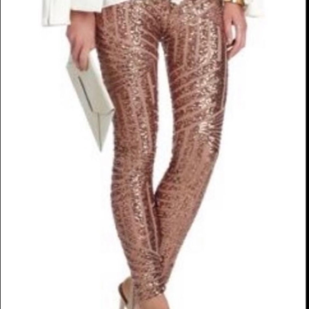 Rose Gold Combo Selby Sequin-applique Leggings